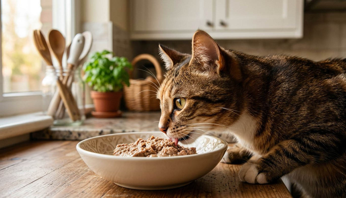 Quand la pâtée gourmet bouleverse les habitudes alimentaires des félins d’intérieur